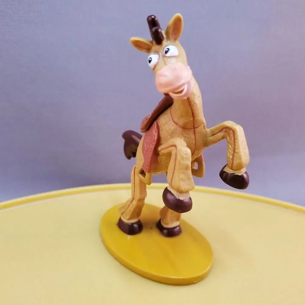 Bullseye Horse Pvc Figure Rearing Up Toy Story Brown Base Cake Topper 4 inch